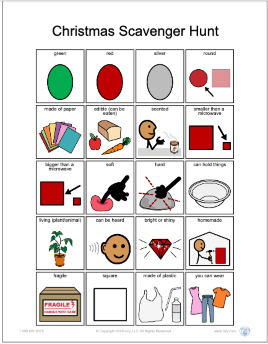 Four Square Picture for Classroom / Therapy Use - Great Four Square Clipart