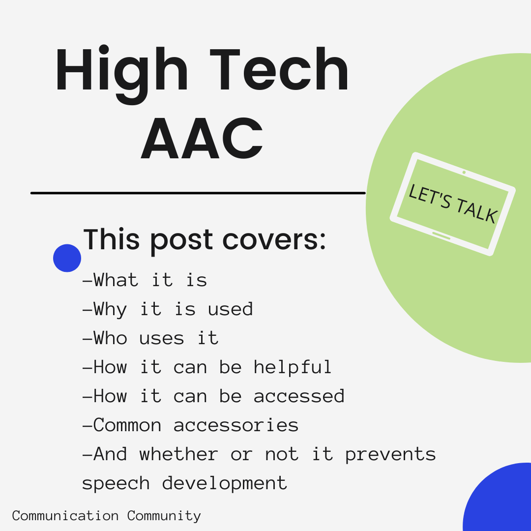 What is High Tech AAC?