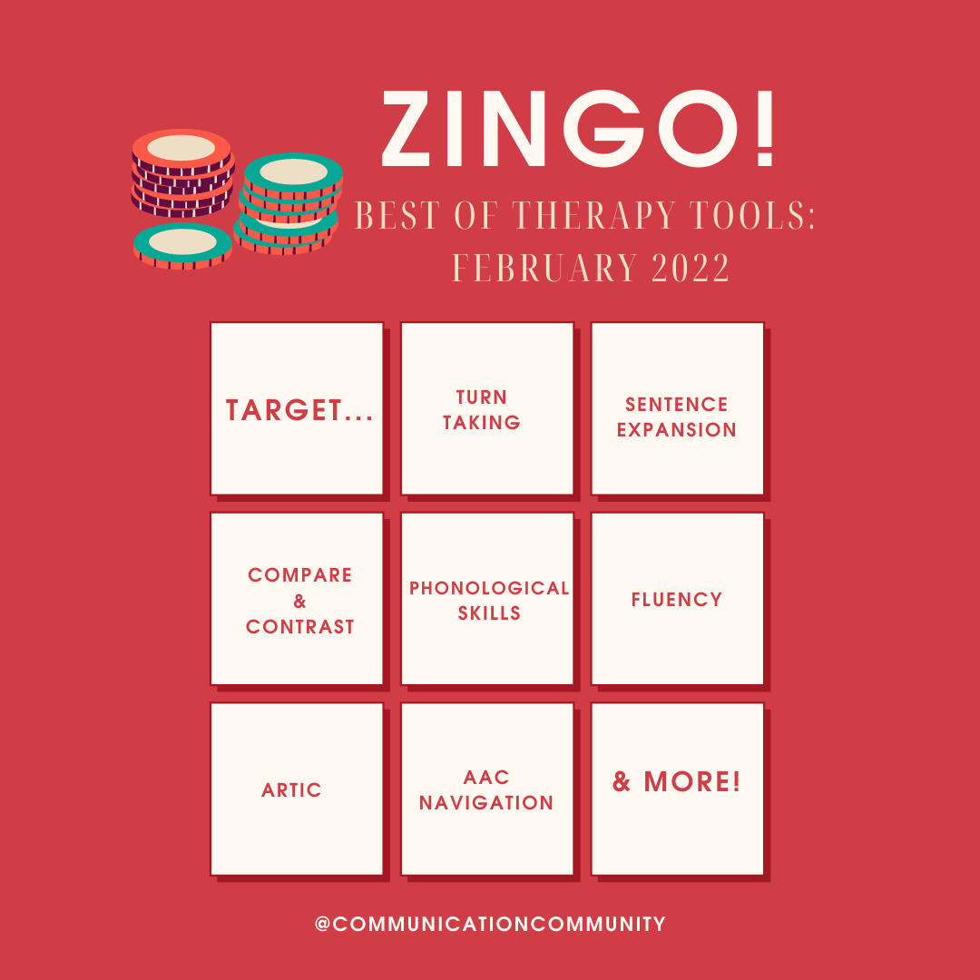 Zingo: Best of Therapy Tools! February 2022