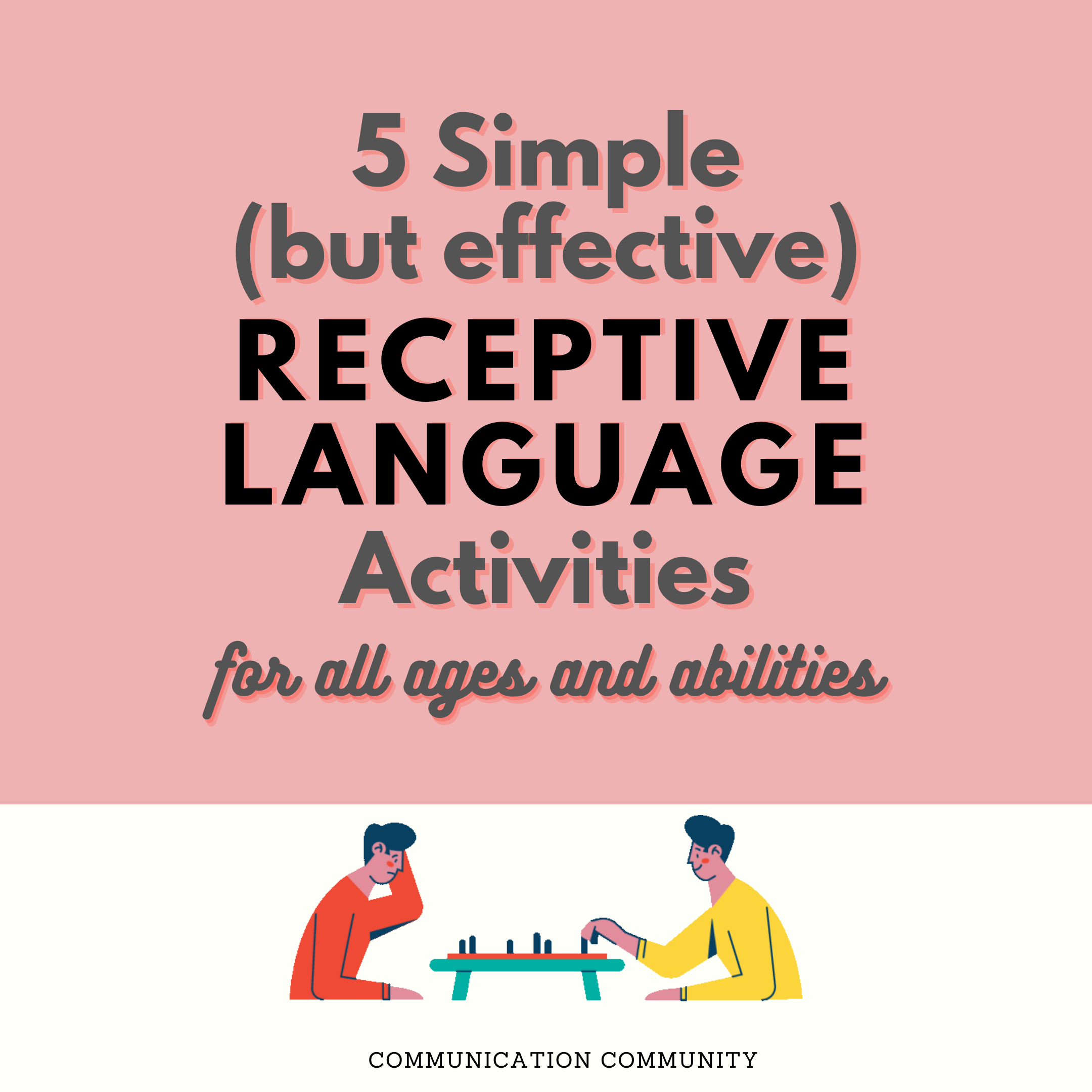 5 Simple (but effective) Receptive Language Activities