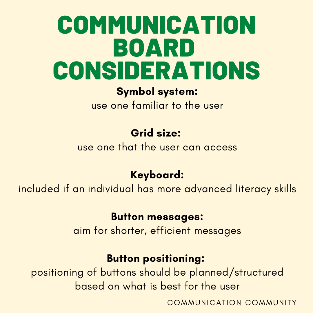 Communication Boards: AAC Feature Updates