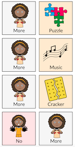 AAC Core Word of the Week: MORE Speech Therapy Activities