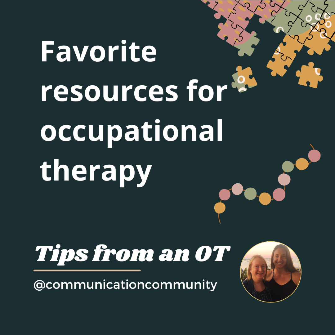 Top OT Resources - a Q&A with Beth Ward, OTR/L - Becca's mom!