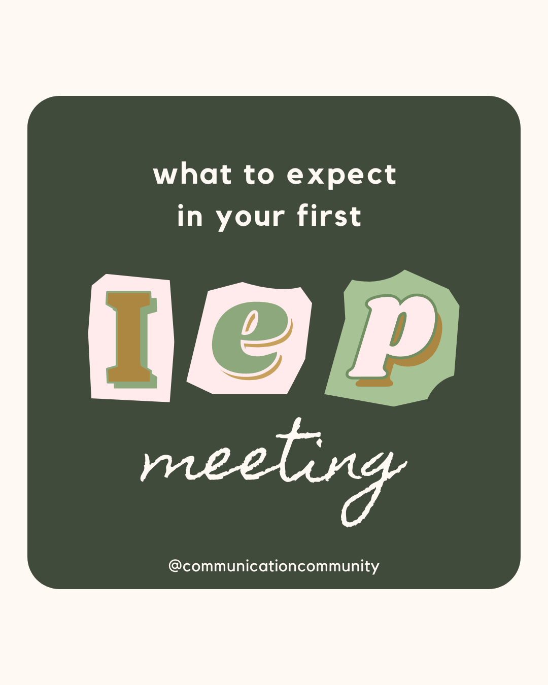 What to Expect in an IEP Meeting