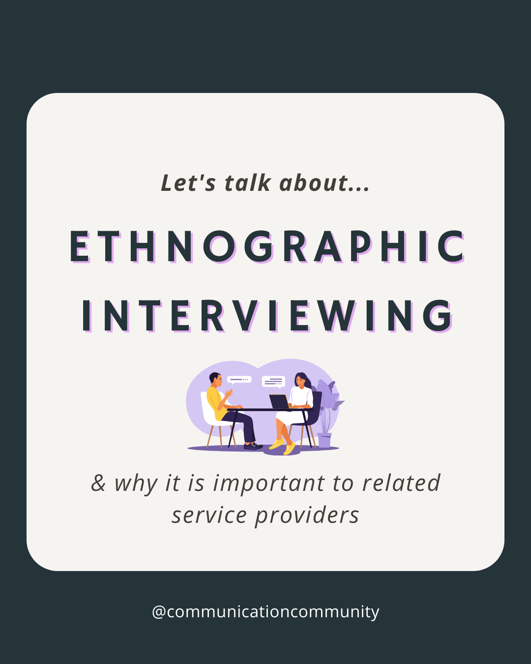 Ethnographic Interviews in Therapy