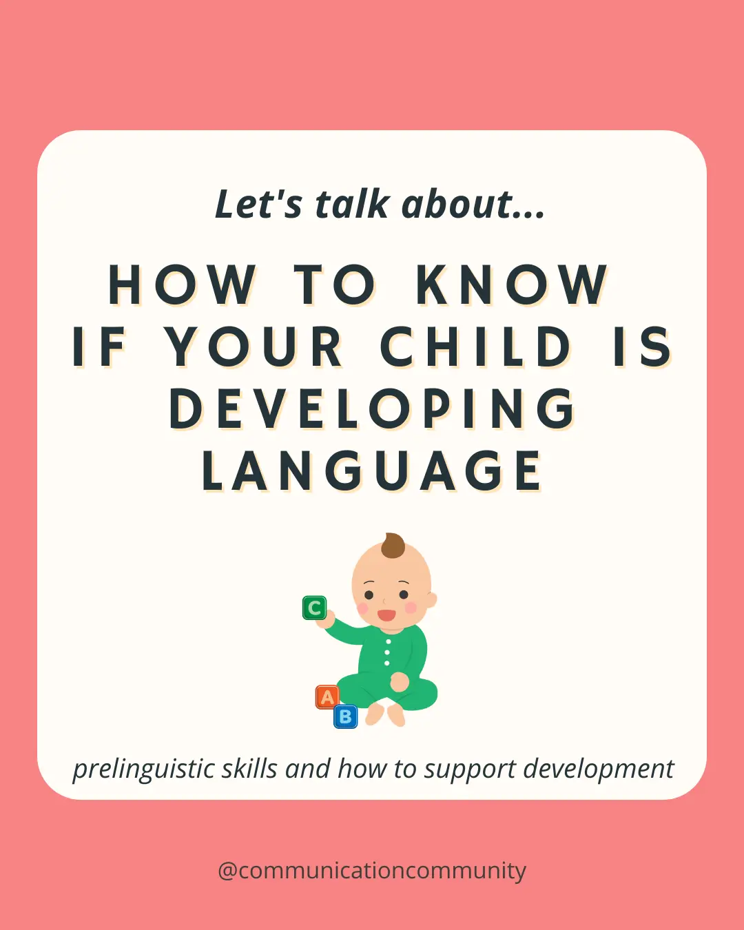 Early Communication Skills in Young Children