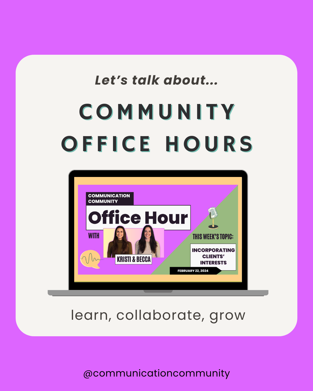 Community Office Hours